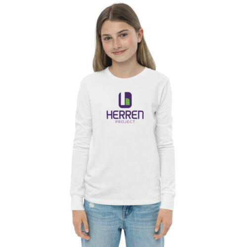 youth long sleeve tee white front 62853fcd2490f